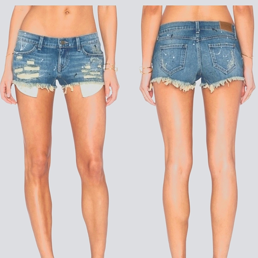 Wildfox BONFIRE shorts size 28